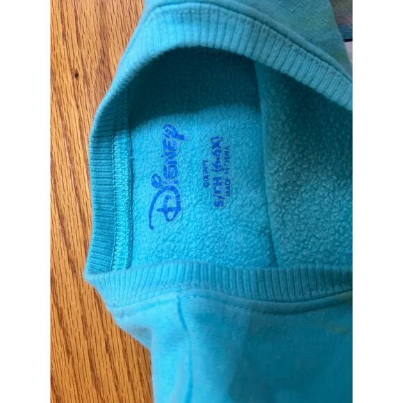 Disney Stich‎ painted sweatshirt S 6-6X Excellent - Picture 3 of 3